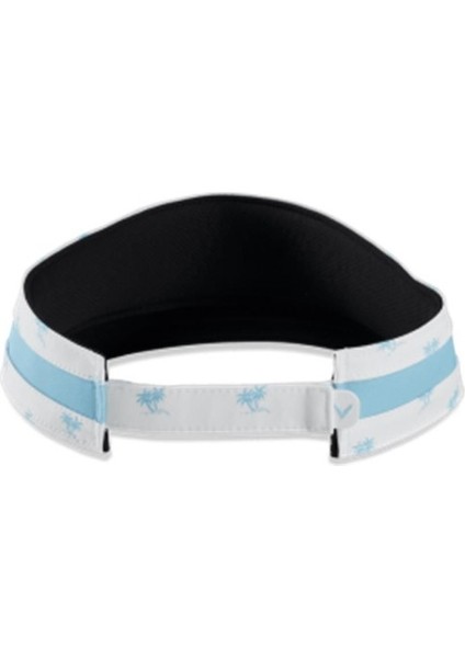 Kadın Visor Beyaz Mavi Şapka modelleri