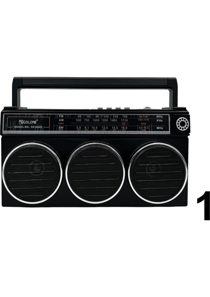 RX-666D Nostalji Radyo Kablosuz Hoparlör - Speaker