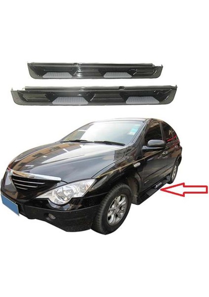 Ssangyong Actyon Uyumlu 2006 Sonrası Yan Basamak Oem Style Siyah