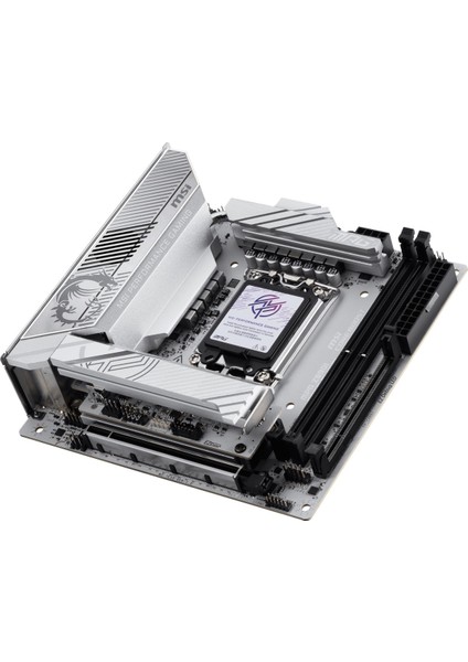 Msı MB Mpg Z890I Edge Tı Wıfı Soket 1851 Ddr5 8600MHZ(OC) USB 20GBPS 4xm.2 2xtb4 HDMI 2x Dp 5g Lan Wıfı 7 Mini Itx