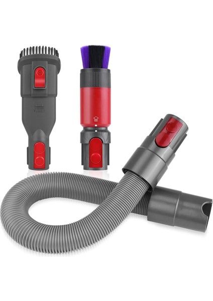 Hortum Uzatma + Çizilmez Toz Fırçası + Kombine Fırça (Yurt Dışından)