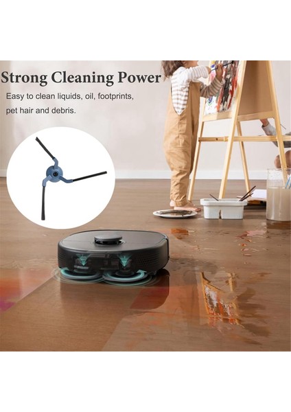 X10 Pro Omni Robot Süpürge Yan Fırçası Için (Yurt Dışından)