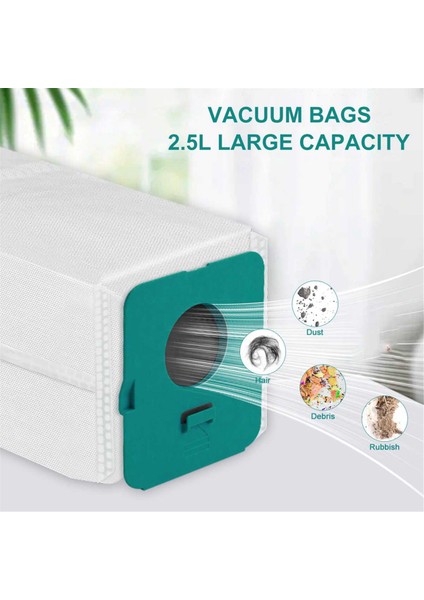 VCA-ADB952 Jet Pro Extra Için Elektrikli Süpürge Torbaları (Yurt Dışından)