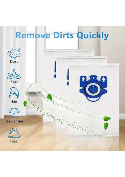 Gn Elektrikli Süpürge Için 3D Airclean Toz Torbası Yedeği (Yurt Dışından)