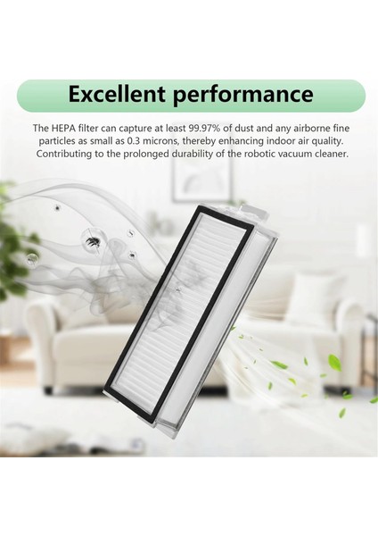 Q5PRO Q5 Pro+Plus Robot Süpürge Için Yıkanabilir Filtre (Yurt Dışından)