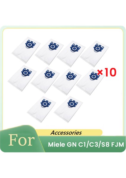 Gn C1C3S8 Fjm Süpürge Aksesuarları Için 10 Adet Toz Torbası (Yurt Dışından)