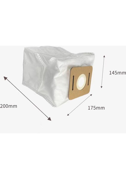 Toz Torbaları Sırt Çantası Elektrikli Süpürge Filtre Torbası Yedek Parçaları (Yurt Dışından)