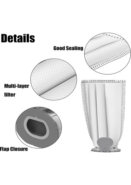 Kobold Vk7 Fp7 Için Elektrikli Süpürge Torbası 10 Filtre Torbası2 Filtre (Yurt Dışından)