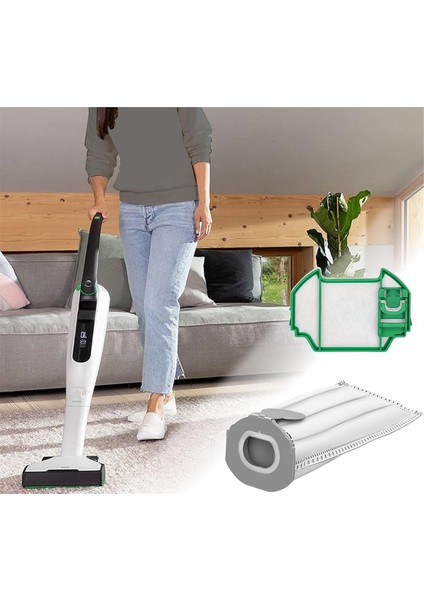 Kobold Vk7 Fp7 Için Elektrikli Süpürge Torbası 10 Filtre Torbası2 Filtre (Yurt Dışından)