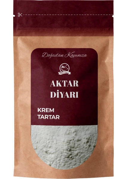 Aktar Diyarı Krem Tartar (Potasyumbitartar) 250 gr Saf Katkısız Aktar Diyarı