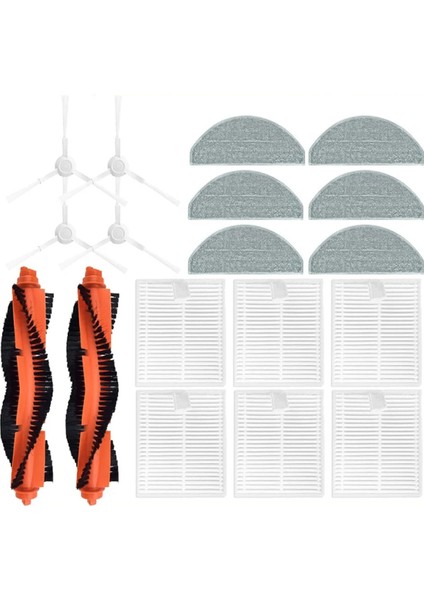 Robot Vakum E10 E12 B112 Hepa Filtre Mop Bezi Paçavra Parçaları Için (Yurt Dışından)