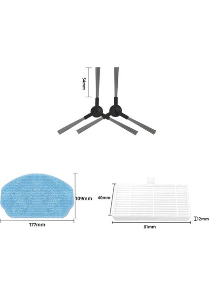 Mannv BR150 BR151 BR150 BR151 Robot Süpürge Fırça Filtresi Için (Yurt Dışından)