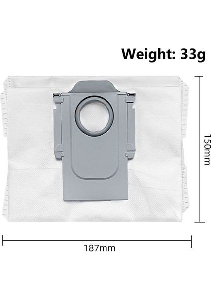S8 Pro ULTRAG20 A6900RR Yan Fırça Hepa Filtre Toz Torbası (Yurt Dışından)