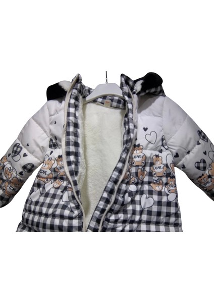 AYICIK BASKILI KIZ MONT modelleri