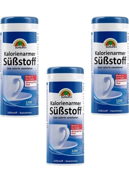 Sübstoff Tatlandırıcı 1200 Tablet (3 Adet)