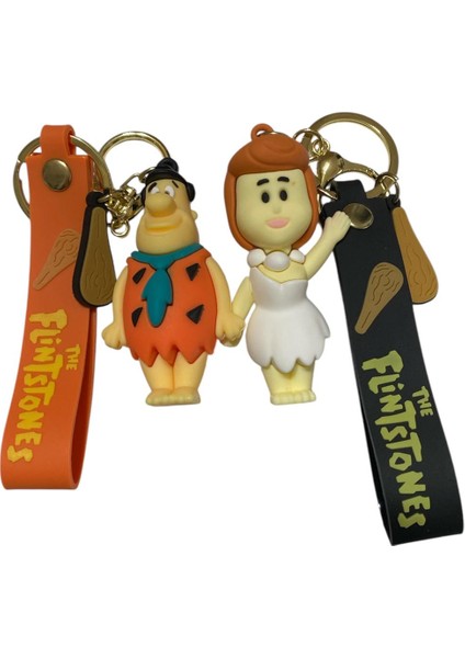 Fred Çakmaktaş ve Wilma Çakmaktaş Figürlü Anahtarlık & Çanta Süsü fiyatları