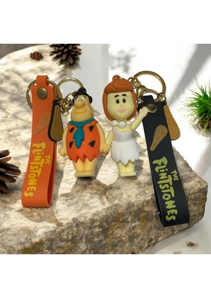 Fred Çakmaktaş ve Wilma Çakmaktaş Figürlü Anahtarlık & Çanta Süsü fırsatları