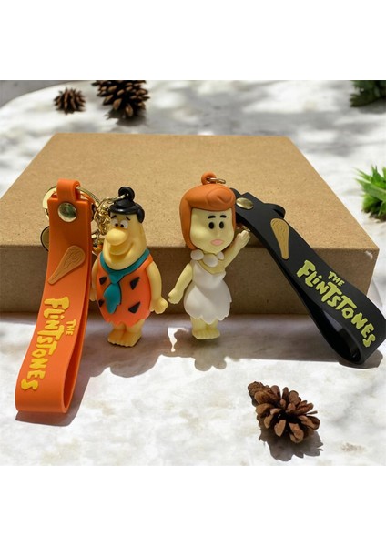 Fred Çakmaktaş ve Wilma Çakmaktaş Figürlü Anahtarlık & Çanta Süsü indirimleri