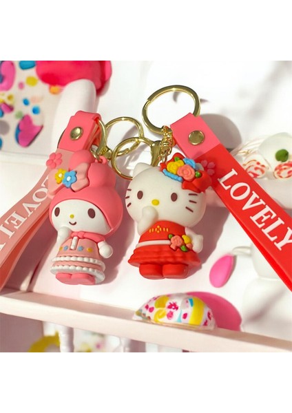 Hello Kitty ve My Meloy Figürlü Anahtarlık & Çanta Süsü