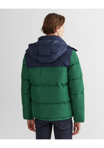 Erkek Yeşil Kapüşonlu Mont 7124313T.433 fiyatları