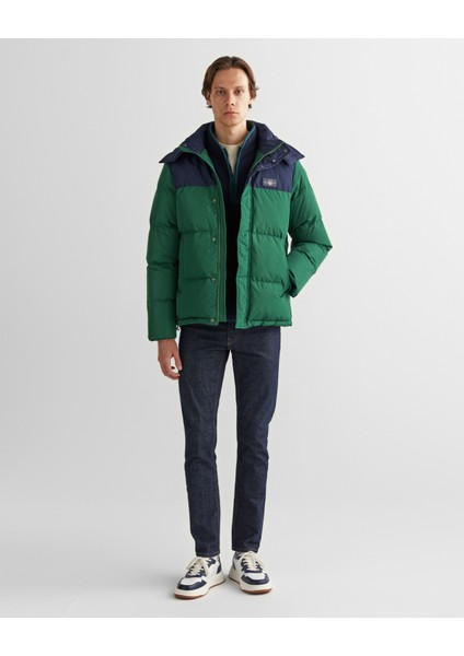 Erkek Yeşil Kapüşonlu Mont 7124313T.433 modelleri