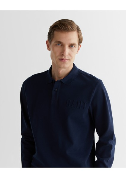 Erkek Lacivert Regular Fit Polo Yaka Logolu Polo 2424331T.410 fırsatları