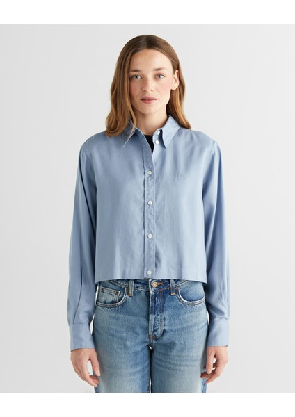 Kadın Mavi Gömlek 43824307T.420