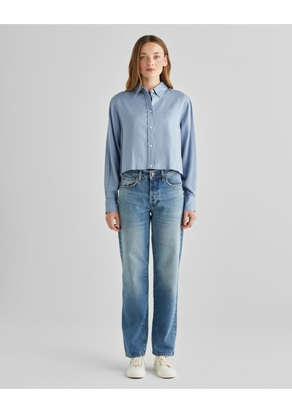 Kadın Mavi Gömlek 43824307T.420 modelleri