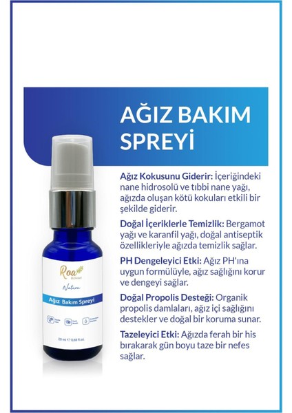 Ağız Bakım Spreyi 20 ml fiyatları