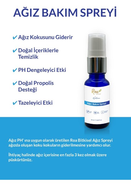 Ağız Bakım Spreyi 20 ml modelleri