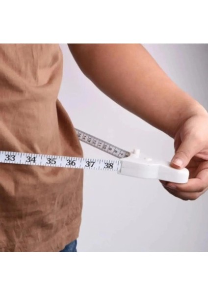 Bel Kalça Göğüs Bacak Vücut Ölçüm Cetveli Mezura 150 cm