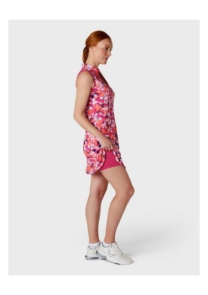 Geometric Floral W Back Kadın Elbise indirimleri