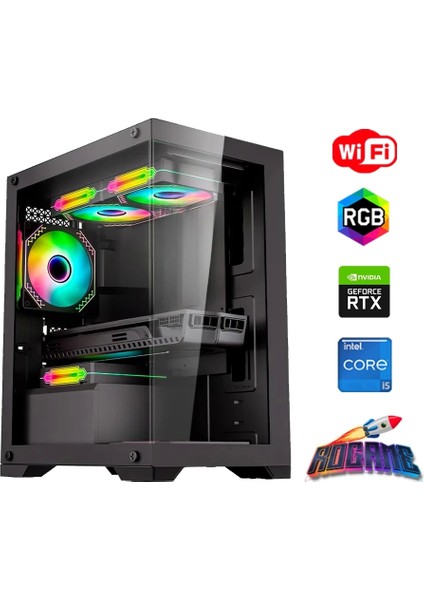 I5 14400F 16GB Ddr4 480SSD 8gb RTX3050 Oyun Bilgisayarı