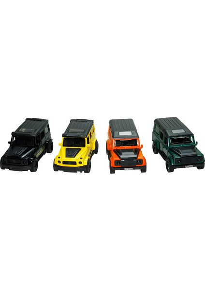 Nessiworld HCL-501A Çek Bırak 1:22 Sesli ve Işıklı Buharlı G-Lüx Metal Jeep