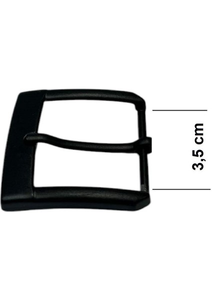 Kemer Tokası 3,5 cm Krom Nikel Hafif Ürün (Leathercraft, Deri Hobi)