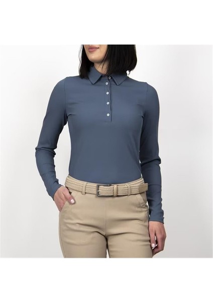 Celin Polo Uzun Kollu Kadın Tshirt