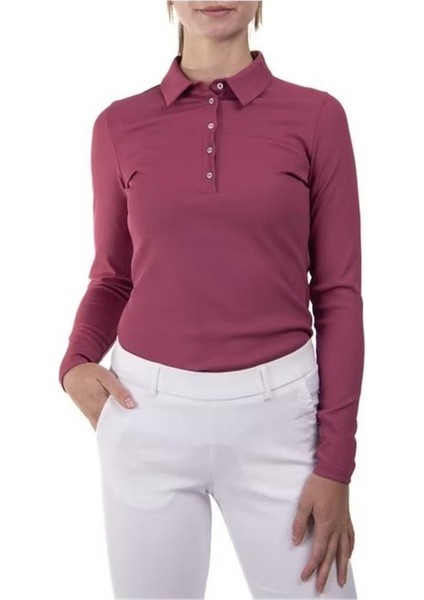 Celin Polo Uzun Kollu Kadın Tshirt