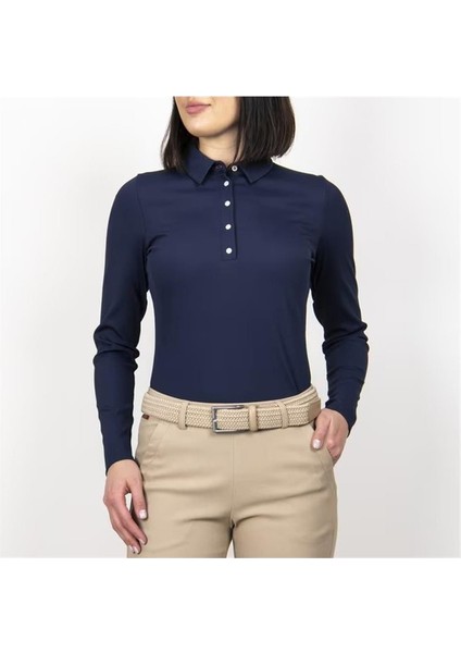 Celin Polo Uzun Kollu Kadın Tshirt