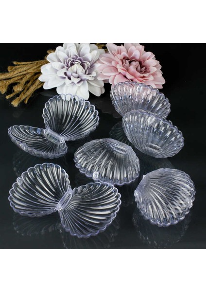 Istiridye Takı ve Mücevher Kutusu Şeffaf 8 x 6 cm Eşya Saklama Kabı 1 Adet fiyatları