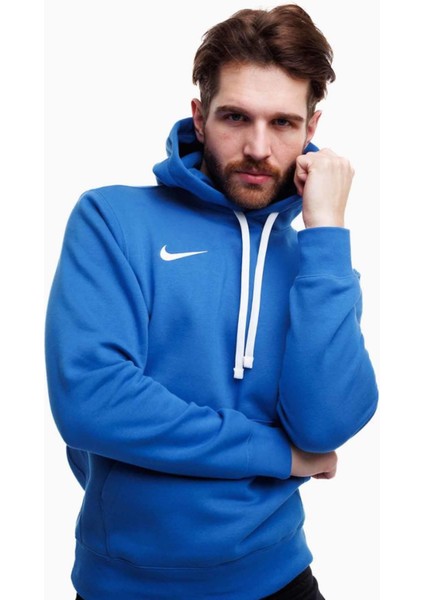 M Flc PARK20 Po Hoodie Erkek Sweatshirt CW6894-463-MAVİ