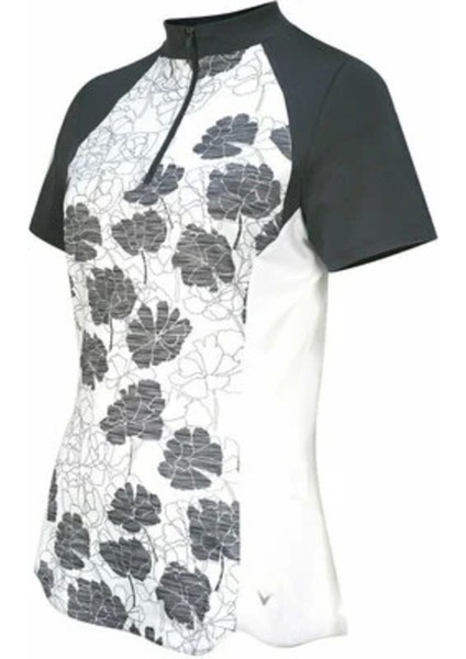 Other Ss Cut Texture Floral Top Kadın Tshirt