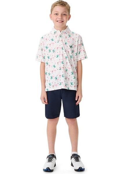 Boys All Over Flamingo Printed Erkek Çocuk Tsirt indirimleri