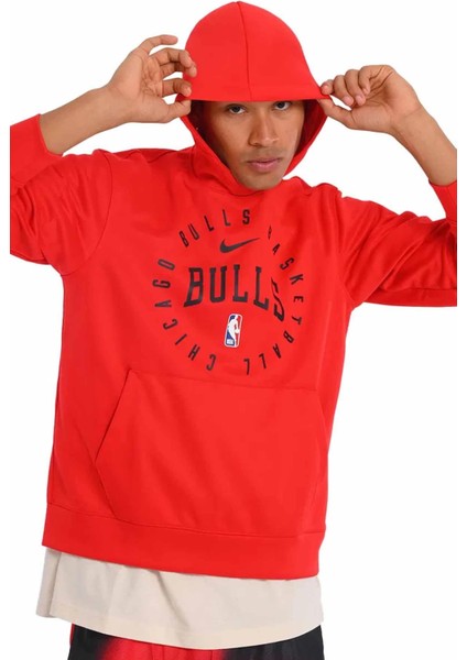 Chi Mnk Df Sptlight Po Hdy Erkek Sweatshirt FV1669-657-KIRMIZI