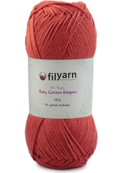 Kiremit 4005 Baby Cotton Elegant Örgü Ipi Amigurumi Ipi Punch Örgü Ipi Oeko-Tex Startdart Sertifikalı 100gr