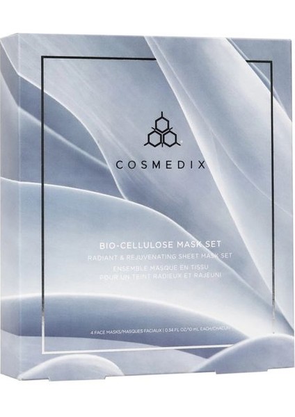 Bio-Cellulose Radiant & Rejuvenating Sheet 4-Piece Mask Set