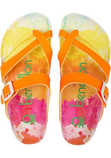 Benetton BN-1028 Turuncu Kadın Parmak Arası Terlik indirimleri