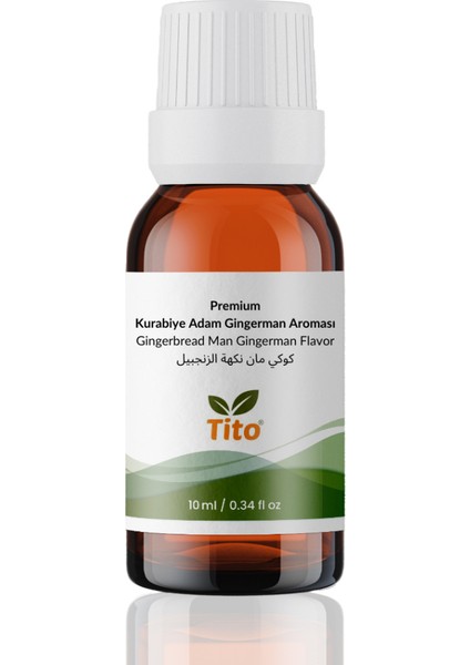 Premium Kurabiye Adam Gingerman Aroması 10 ml