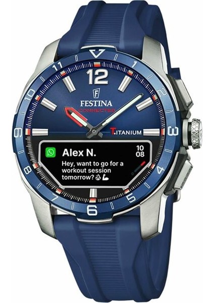Festına F23000/1 Connected D Blue Erkek Kol Saati