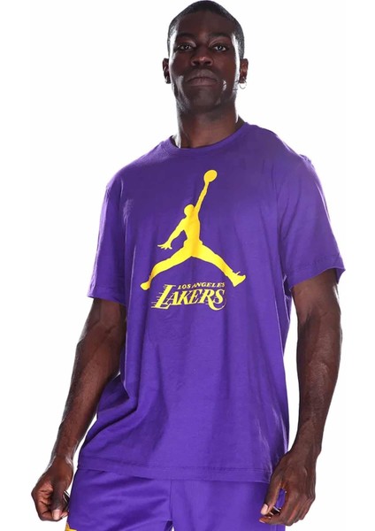 Lal M Es Nba Jdn Ss Tee Erkek Tişört FB9827-504-MOR