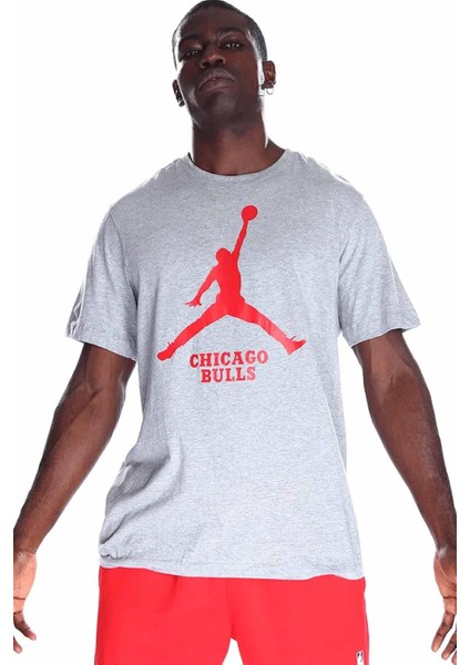 Lal M Es Nba Jdn Ss Tee Erkek Tişört FD1460-063-GRI